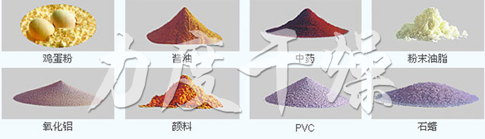 LPG系列高速離心噴霧干燥機的應用物料